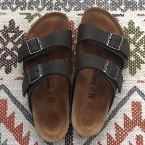Birkenstock Arizona size 41 black oiled leather